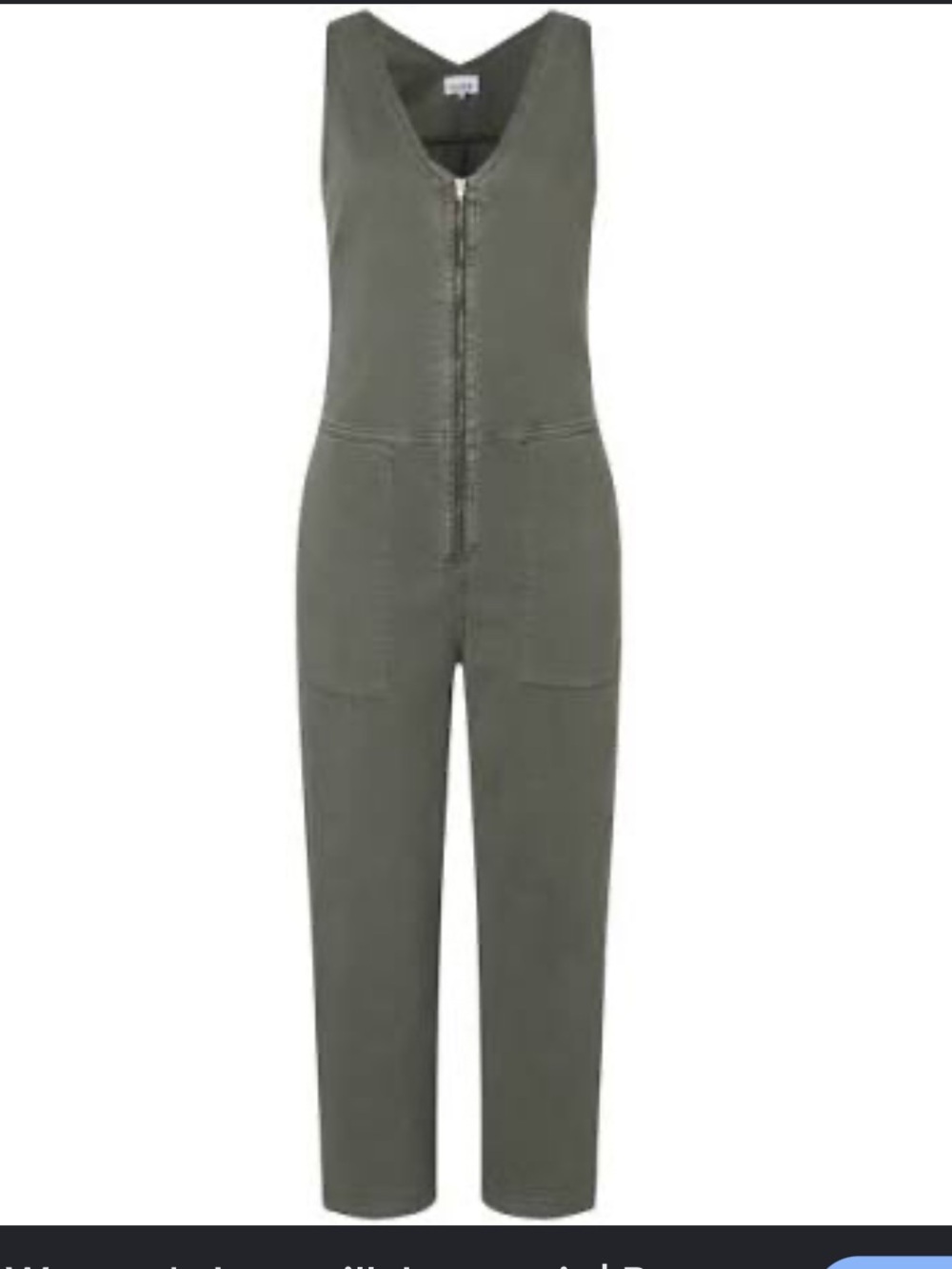 Women's LuxTwil Olive Utility Jumpsuit duer